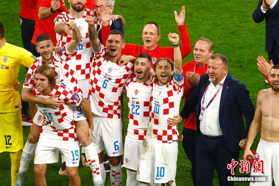 三四名决战克罗地亚二比一击败摩洛哥两队共同