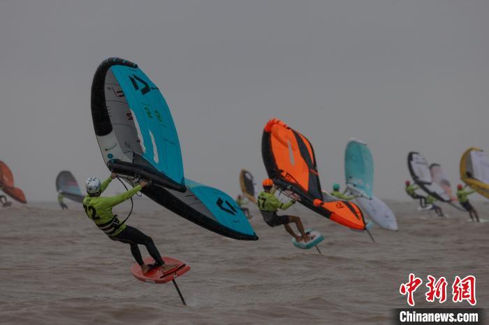 海风与浪花见证浙江岱山风筝板亚洲锦标赛圆满