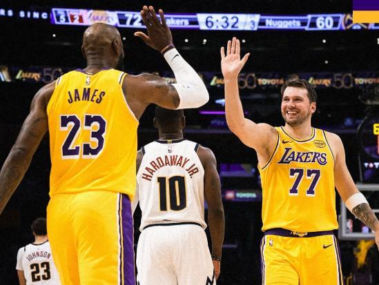 湖人加时险胜掘金重返西部第三