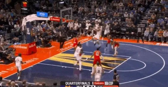 切特-霍姆格伦防守技巧惊艳全场 成最佳防守一阵