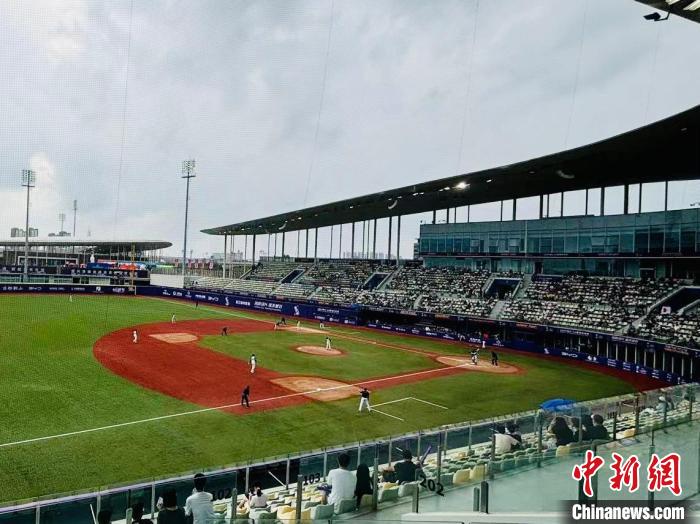 绍兴举行的U23男子棒球世界杯决赛 日本队以5-0击